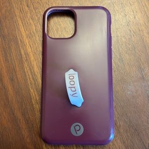 iPhone 11 Pro loopy case in wine